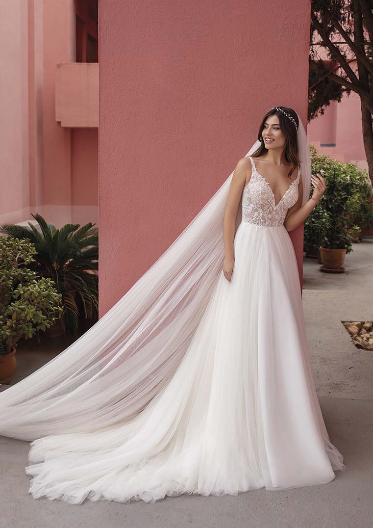 Robe de Mariée Enchanter en tulle - White One-