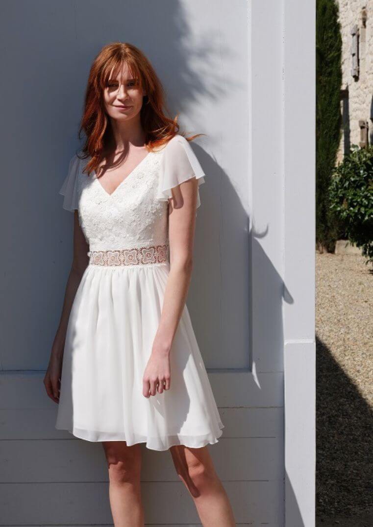 Robe de mariée Tahiti- Créations Bochet Collection 2023