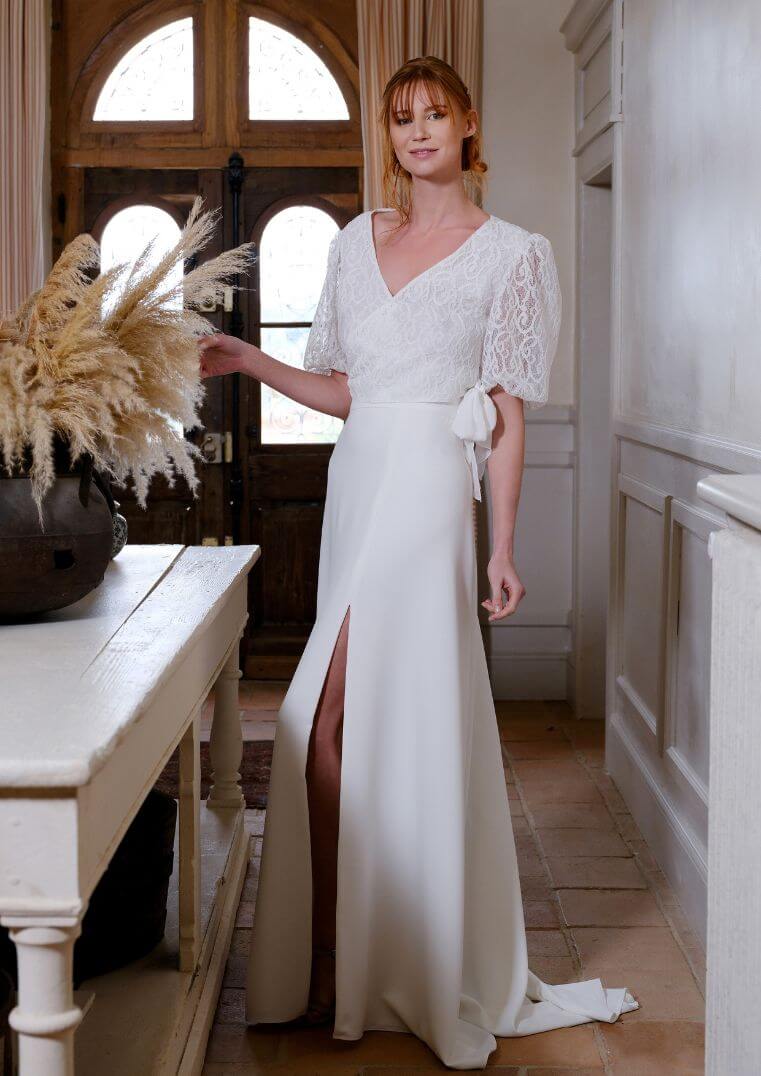 Robe de mariée Tamise - Créations Bochet Collection 2023