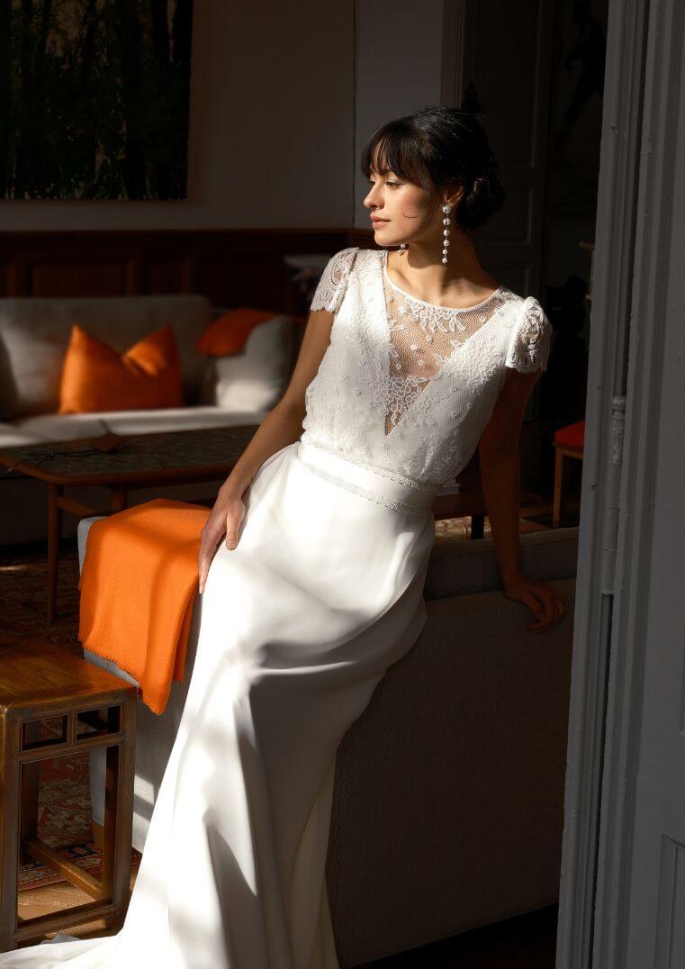 Robe de mariée Tavira - Créations Bochet Collection 2023