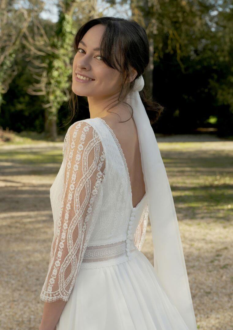 Robe de mariée Thelma - Créations Bochet Collection 2023
