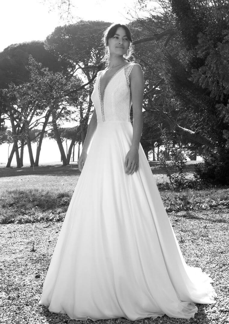 Robe de mariée Trésor - Créations Bochet Collection 2023