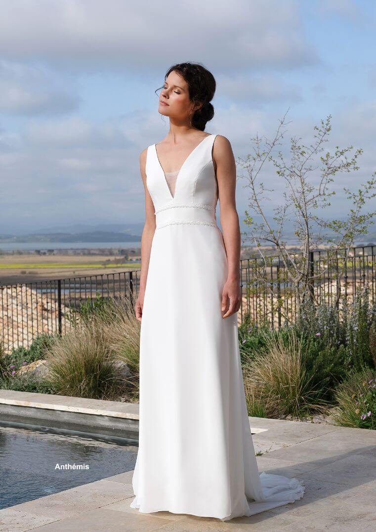 Robe de mariée Anthemis - Créations Bochet collection 2024