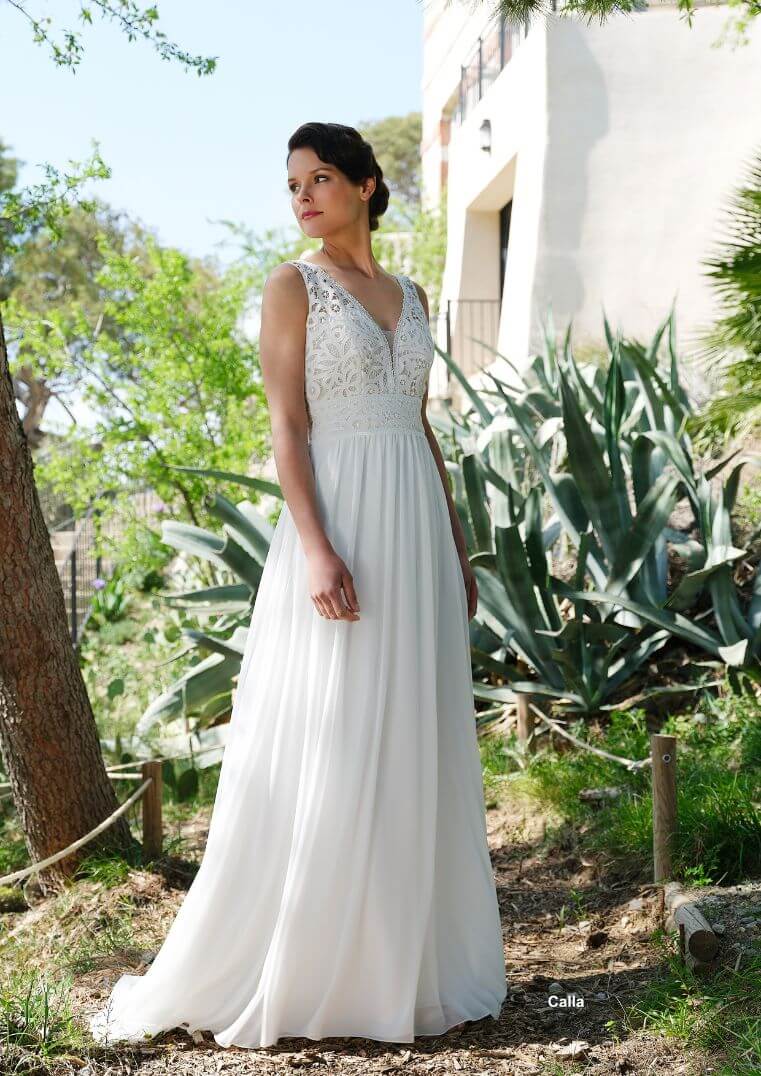 Robe de mariée Calla - Créations Bochet collection 2024