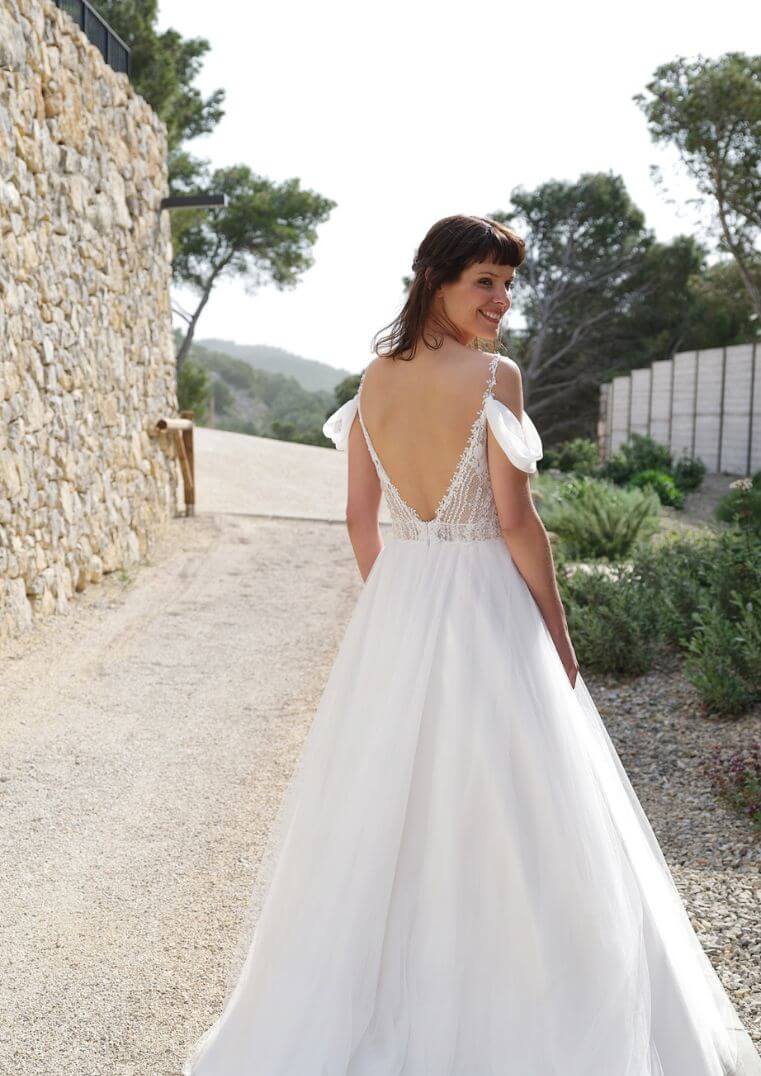 Robe de mariée Symphorine - Créations Bochet collection 2024