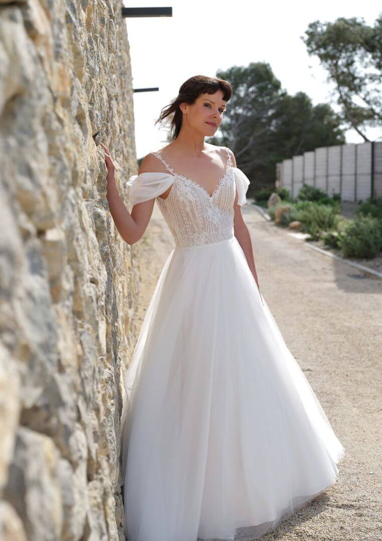Robe de mariée Symphorine - Créations Bochet collection 2024