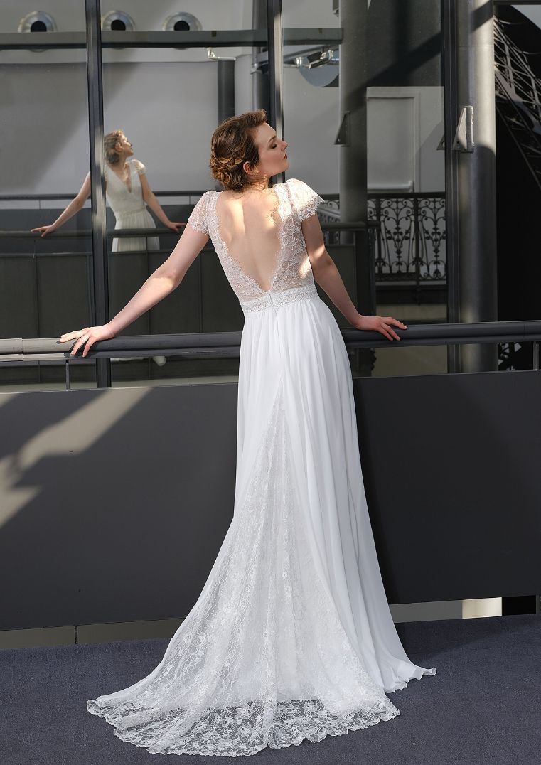 Robe de mariée Amaryllis - Créations Bochet collection 2024
